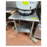 Stainless Steel Table With Undershelf