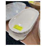White Ceramic Serving Platters