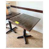 SINGLE BASE WOODEN TABLE