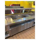 Stainless Steel Commercial Cold Buffet Table