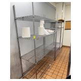 2 Chrome Wire Storage Racks