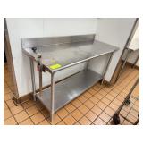 5ft x 30in Stainless Steel Work Table