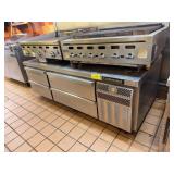 Continental 4-Drawer Refrigerated Chef Base 6 ft