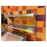 Stainless Steel Wall-Mounted Shelf Unit