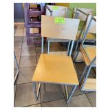Metal and Wood Chairs