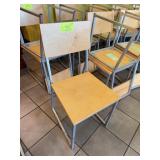 Metal and Wood Chairs