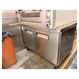 SS 2 DOOR LOWBOY REFRIGERATOR