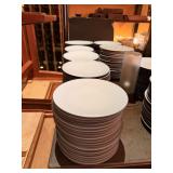 REVOL ROUND PORCELAIN PLATES