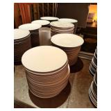 REVOL WHITE ROUND DISHES