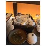 ASSORTED DISHES IN BIN