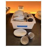 ASSORTED SMALL DISH IN BIN
