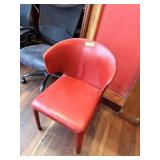 RED LEATHER CHAIR