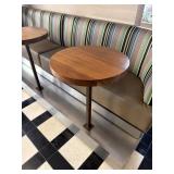 ROUND WOODEN TOP HIGH BAR TABLE
