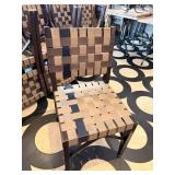 WHITE/GRAY/BLUE WOODEN BASE CHAIRS