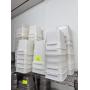 White Plastic Food Storage Bins
