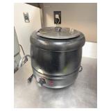 Black Electric Soup Kettle Warmer