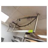 Stainless Steel Ceiling Pot Rack with Hooks