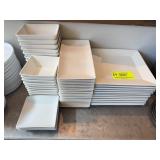 White Square and Rectangular Plates