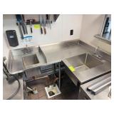 Stainless Steel Commercial Double Sink