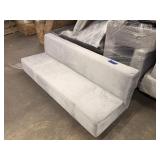 Silver Straight Couch