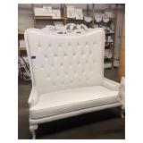 White High Back Large Chair