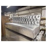 Straight Silver Couch