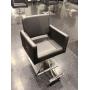 Salon Black Leather Chair