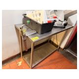 SS Work Table w/ Can Opener