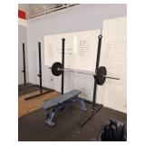 BAR RACK W BENCH