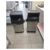 TRASH CANS ON WHEELS