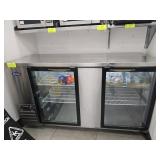 ATOSA 2 DOOR  GLASS  BACK BAR