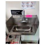 SS HAND SINK WITH SPLASH GUARDS