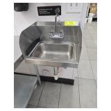 SS HAND SINK W/  SIDE GUARD S