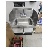 SS  HAND SINK W/ SIDE GUARD S