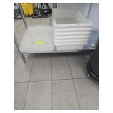 PLASTIC  BINS  W/ LIDS