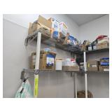 WALL MOUNT  METRO  SHEVVES   (NO CONTENTS ).