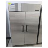 ATOSA 2 DOOR   SS REACH IN COOLER W/ RACKS