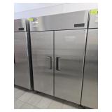 ATOSA  2 DOOR  REACH IN COOLER W/ RACKS
