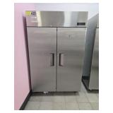 ATOSA  2 DOOR  SS REACH IN COOLER W/ RACKS