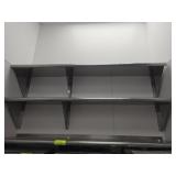 SS SHELVES W / ROLLED FRONT EDGE