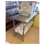 SS table w undershelf