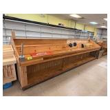 Large Wooden Produce Rack