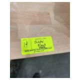 Butcher Block Top Open Base Utility Table