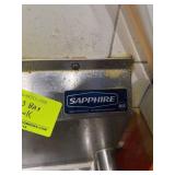 Sapphire SS 3 Compartment Sink with Sprayer