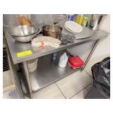Stainless Steel Kitchen Work Table with Shelf