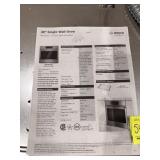 Bosch 800 Series 30" Single Wall Oven Stainless