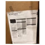 Bosch NGM8046UC Black Stainless Steel Cooktop