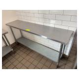 Stainless Steel Commercial Work Table With Shelf