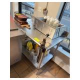Stainless Steel Prep Table With Can Opener