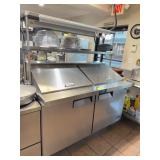 Atosa 2-Door Refrigerated Prep Table Megatop